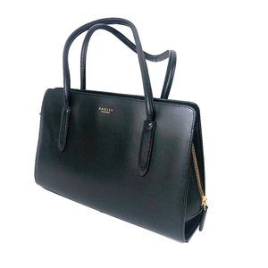Radley London Black Liverpool Leather Career Purse With Dust Bag
